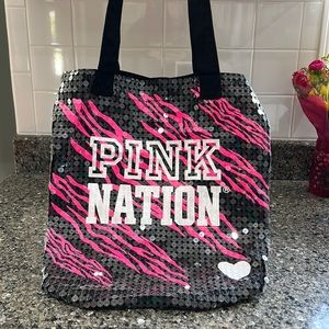 PINK Victoria’s Secret Sequin Tote Bag